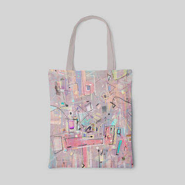 Personalized Rounded Canvas Tote Bag For Curvy Girls | Unifury - Unifury